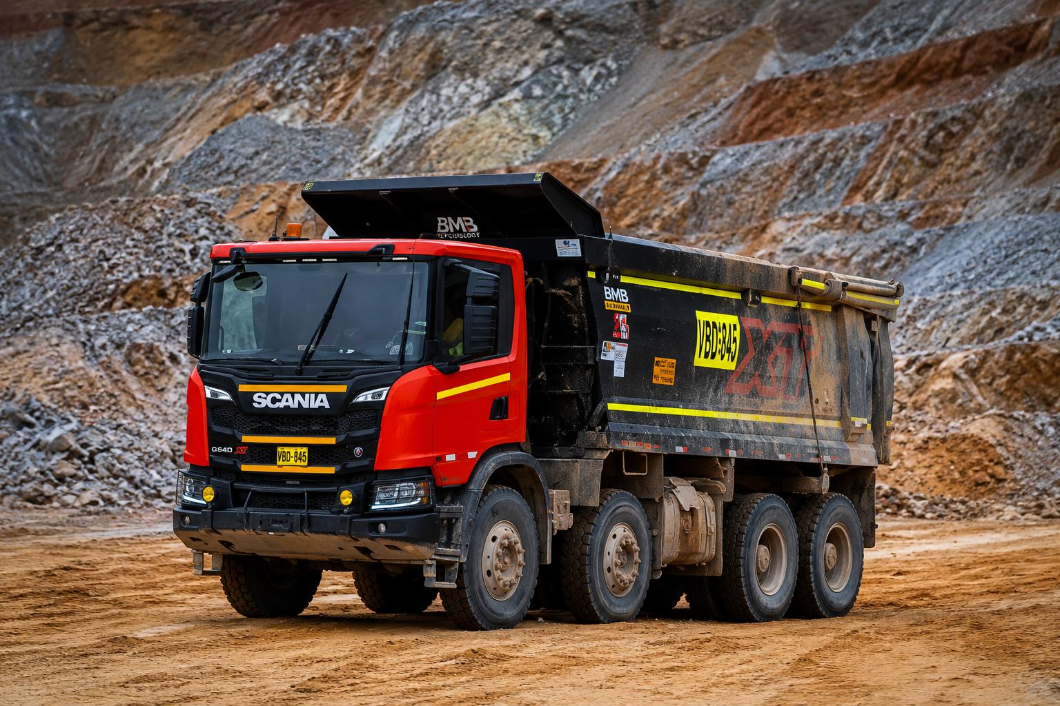 CURSO SCANIA SERIE NTG SUPER G540 XT B8x4 HZ HEAVY TIPPER OFF ROAD